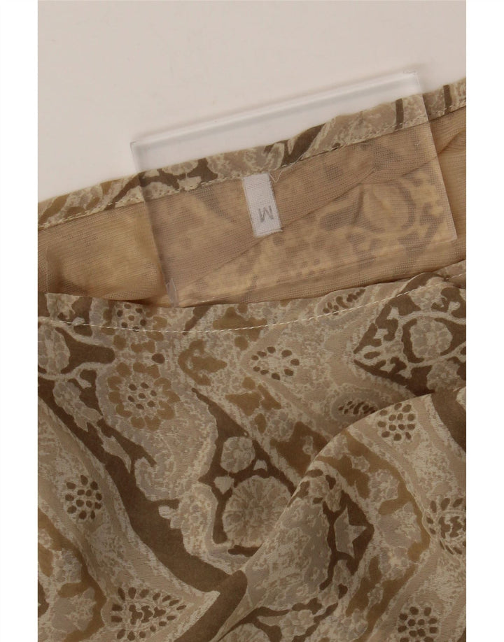 Vintage Γυναικεία Maxi Wrap Φούστα Medium W28 Beige Floral
