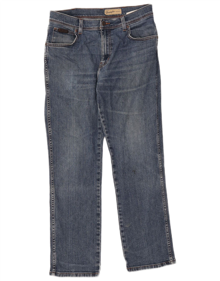 Ανδρικό τζιν Texas Straight Wrangler W32 L30 Blue Cotton