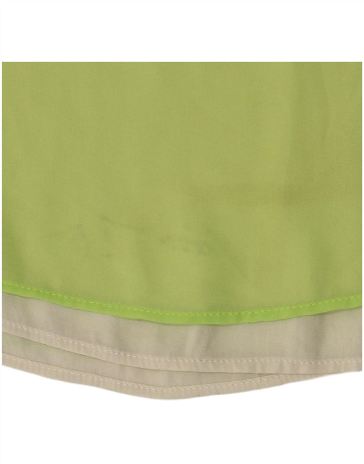 Zara Γυναικεία Cami Top UK 10 Small Green Polyester