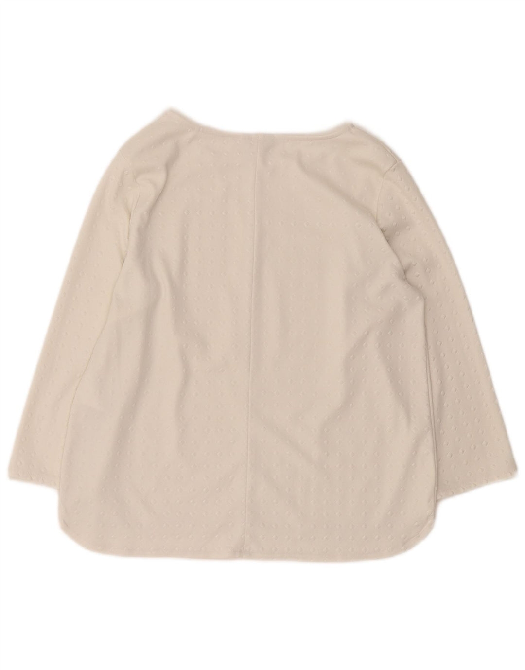 Guess Γυναικεία υπερμεγέθη μανίκια 3/4 UK 10 μικρού λευκού γεωμετρικού πολυεστέρα