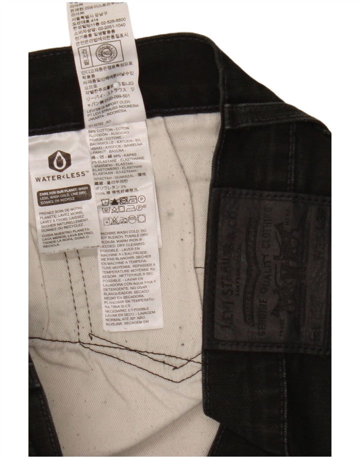 Ανδρικό Skinny Jeans Levi's W36 L32 Μαύρο βαμβακερό