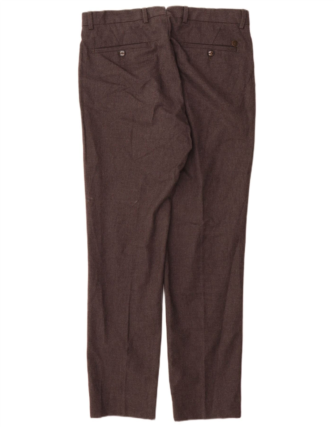 Massimo Dutti Ανδρικό Casual Παντελόνι EU 42 Large W32 L32 Grey Houndstooth