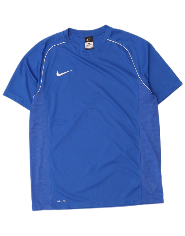 Ανδρικό μπλουζάκι Nike Dri Fit Top Large Blue Polyester