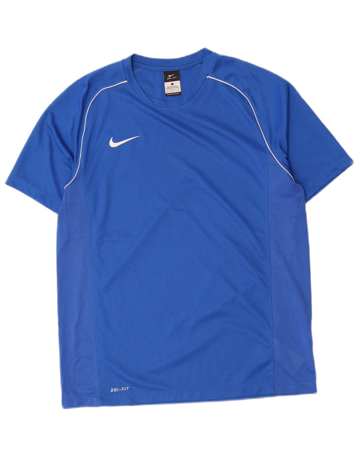 Ανδρικό μπλουζάκι Nike Dri Fit Top Large Blue Polyester