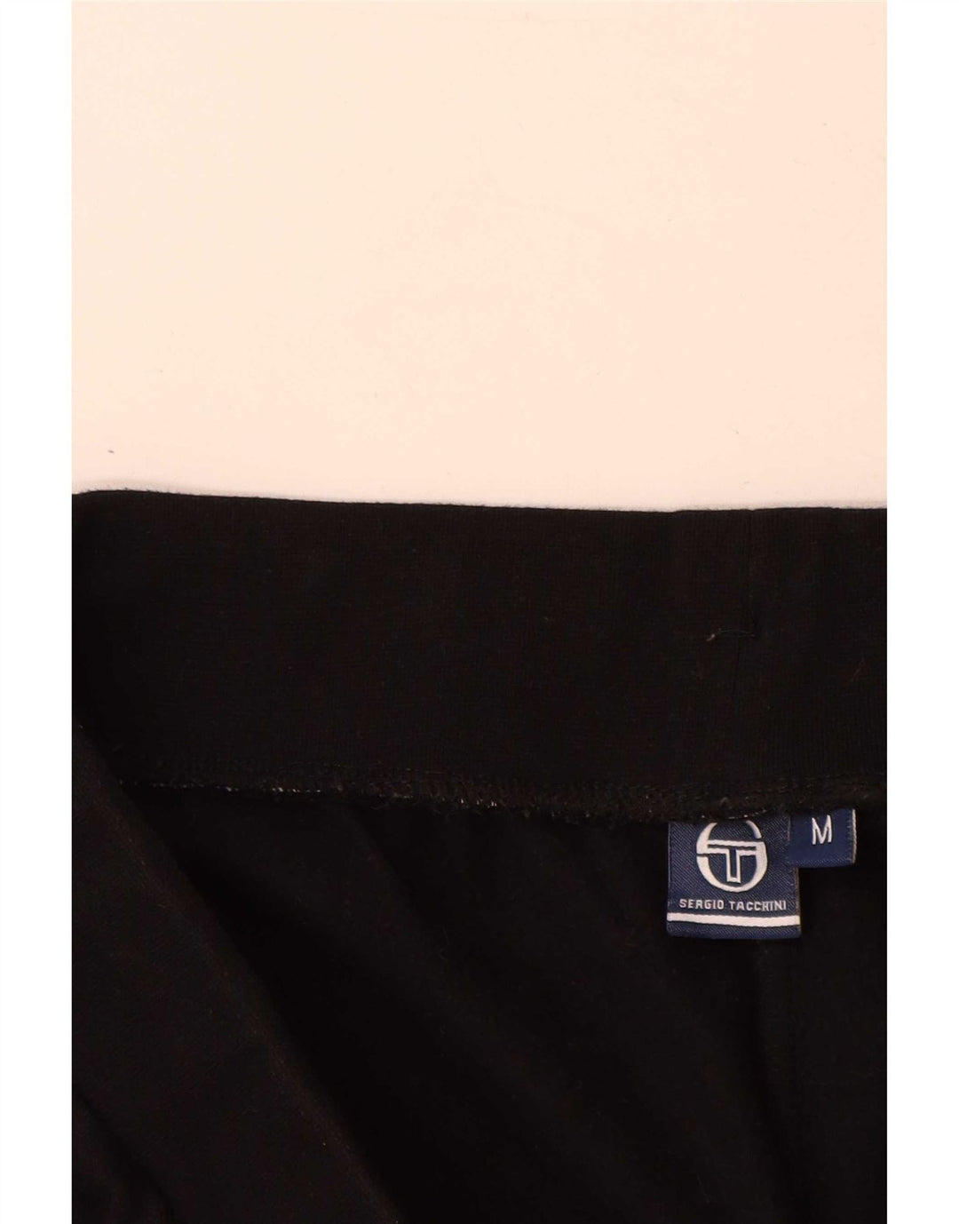 Sergio Tacchini Ανδρική φόρμα παντελόνι Joggers Μεσαίο μαύρο βαμβακερό