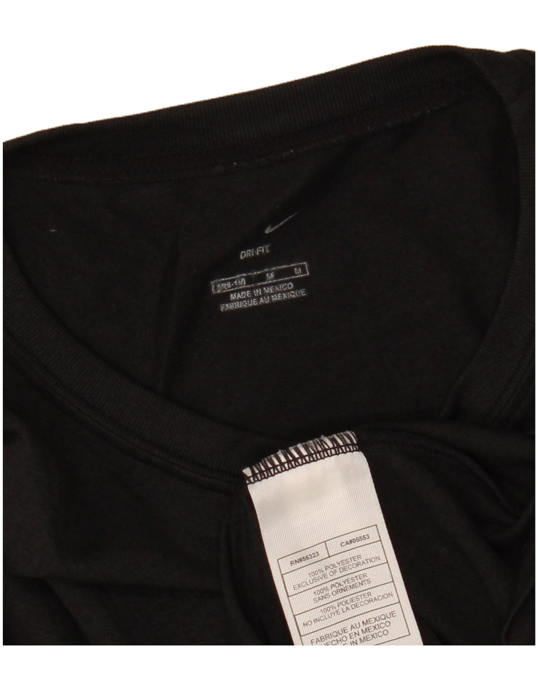 Γυναικείο NIKE Dri Fit Μακρυμάνικο US 8/10 Μεσαίο Μαύρο Πολυεστέρας