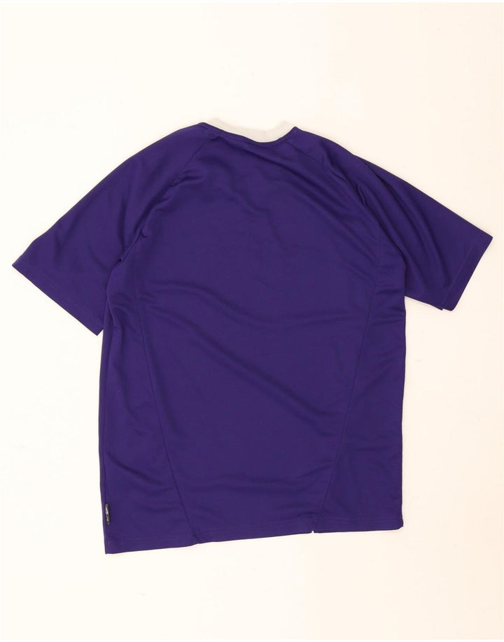 Ανδρικό T-Shirt Adidas Top Small Purple Colourblock Polyester