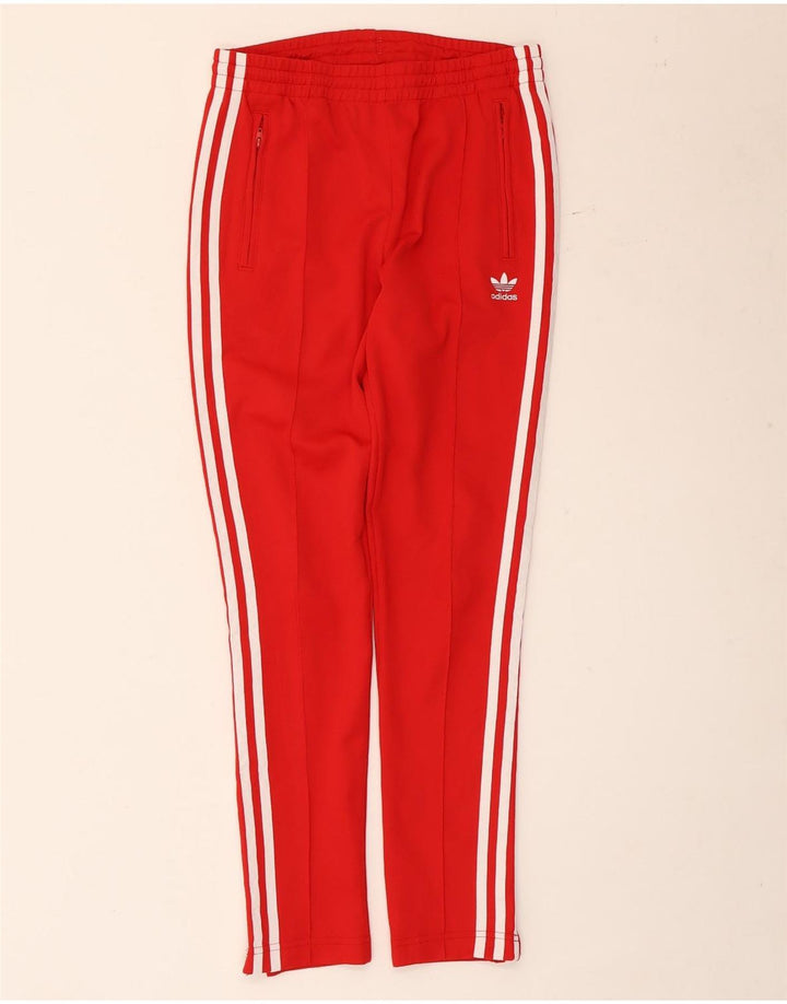 Adidas Γυναικεία φόρμα παντελόνι UK 8 Small Red Polyester