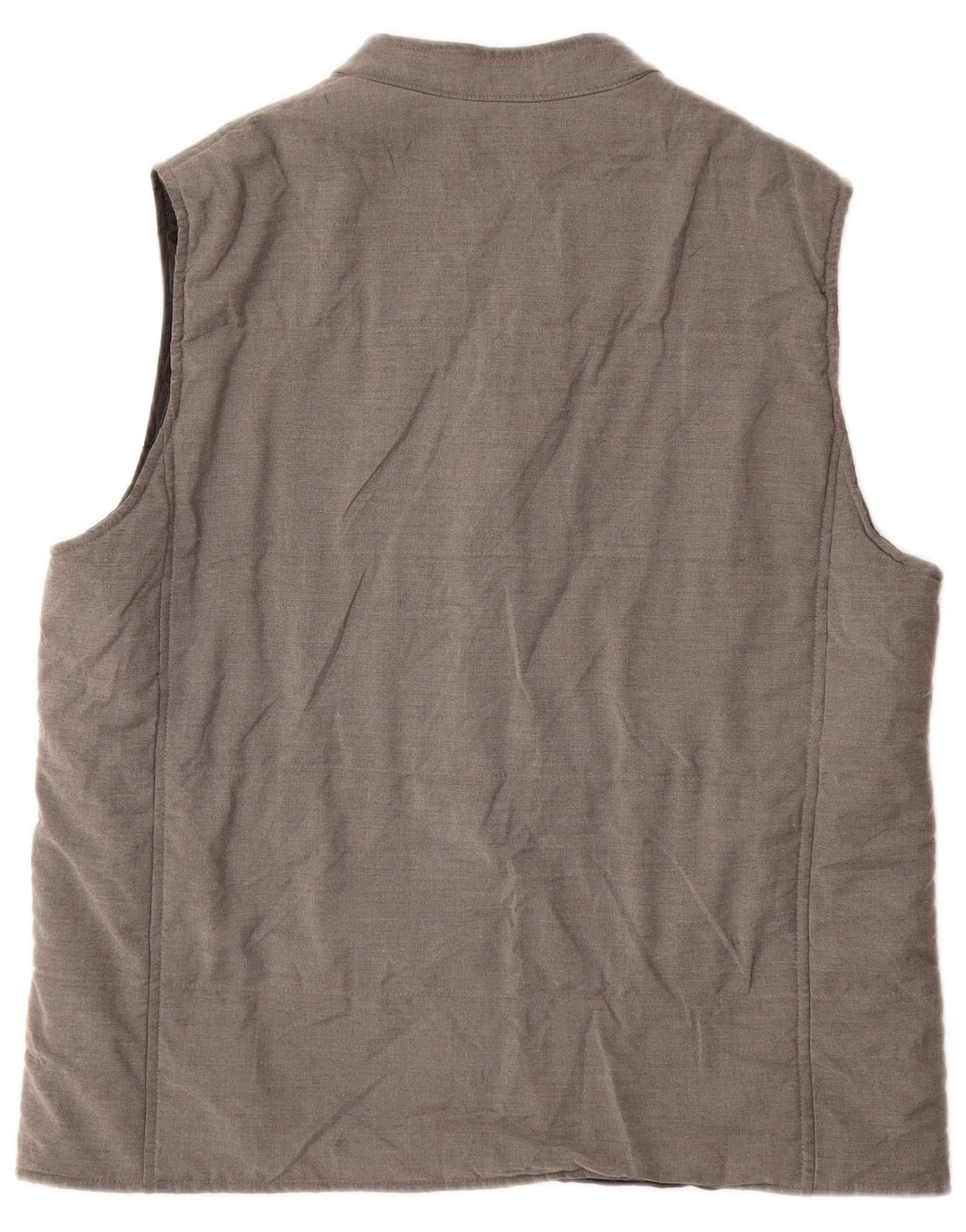 Zara Ανδρικό padded Gilet UK 42 XL Grey Polyester