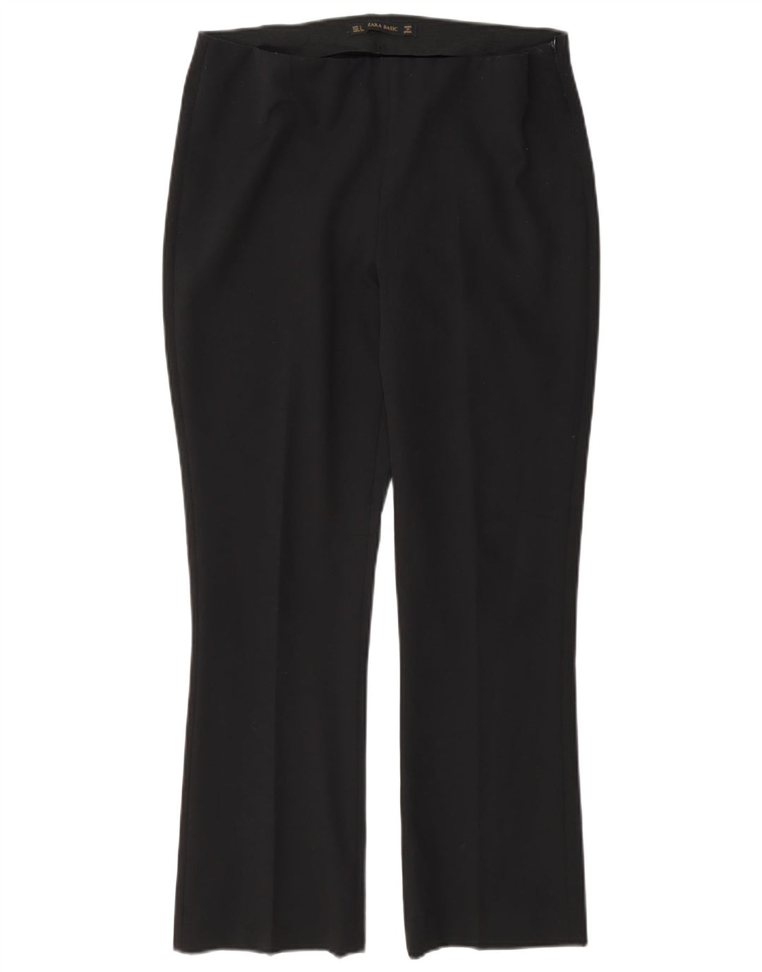 Zara Γυναικείο κανονικό παντελόνι casual μεγάλο W30 L27 μαύρο