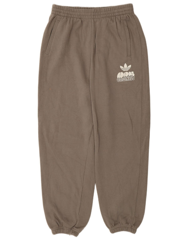 adidas adidas Graphic Tracksuit Παντελόνι Φόρμας Παντελόνι Φόρμας UK 12/14 Medium Grey