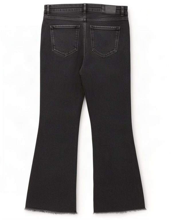 Massimo Dutti Γυναικείο τζιν EU 36 XS W26 L26 μαύρο βαμβακερό