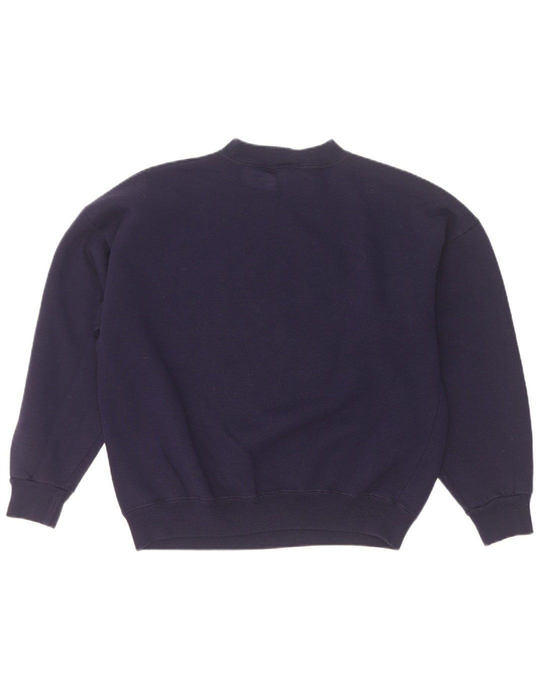 Acorn Γυναικεία γραφικά υπερμεγέθη φούτερ Jumper UK 10 Small Navy Blue