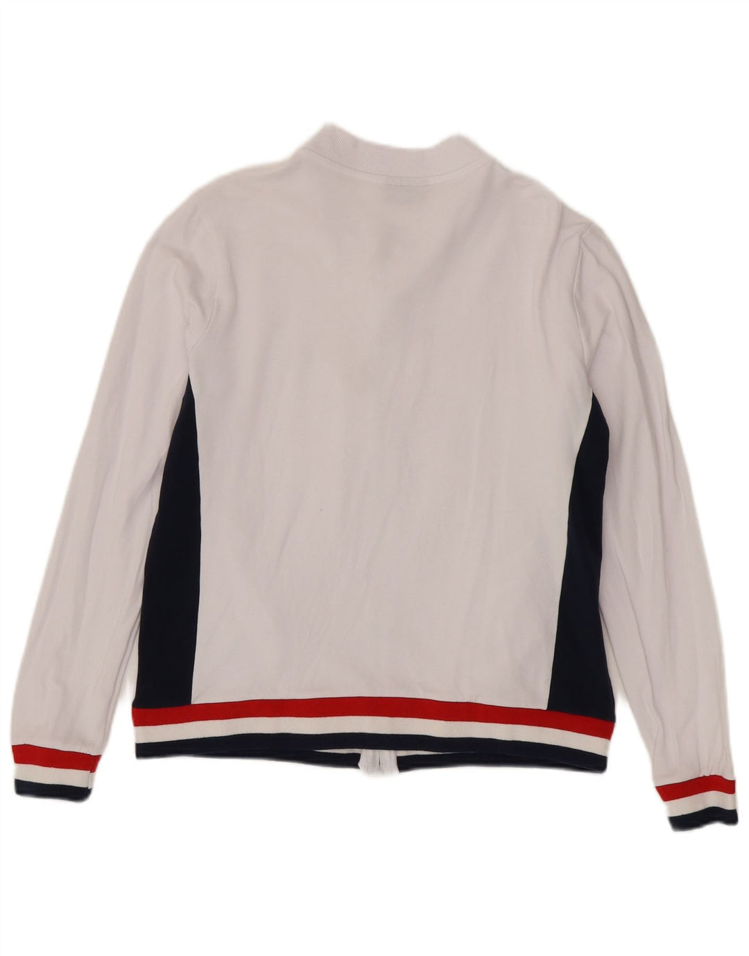 Fila Γυναικεία αθλητική φόρμα Top Jacket UK 14 Medium White Colourblock Cotton