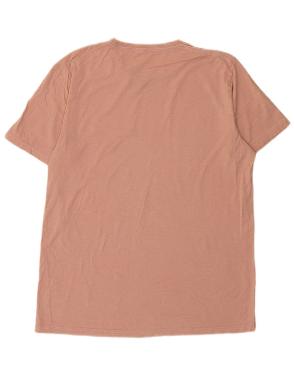 Ανδρικό T-Shirt Volcom Top μεγάλο ροζ βαμβακερό