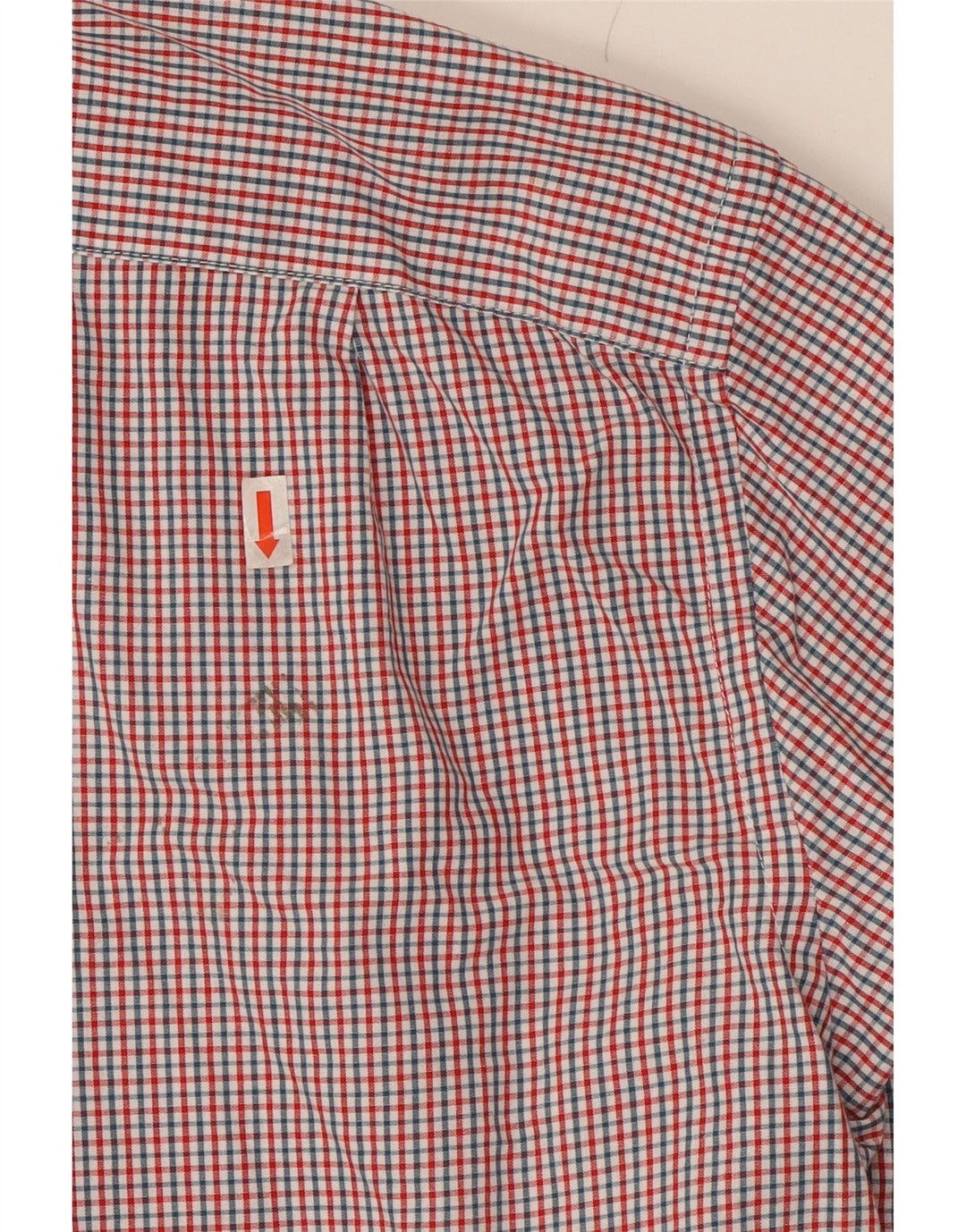 J. CREW Mens Shirt Medium Red Check Vintage J. Crew and Second-Hand J. Crew from Messina Hembry 