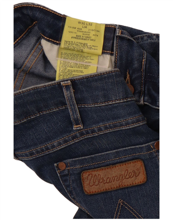 Wrangler Γυναικείο Lia Slim Jeans W30 L32 Μπλε βαμβακερό