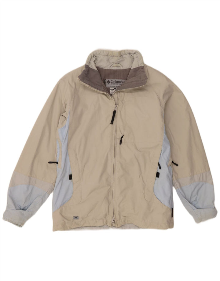 Ανδρικό μπουφάν Columbia Windbreaker UK 36 Small Beige Colourblock Polyamide