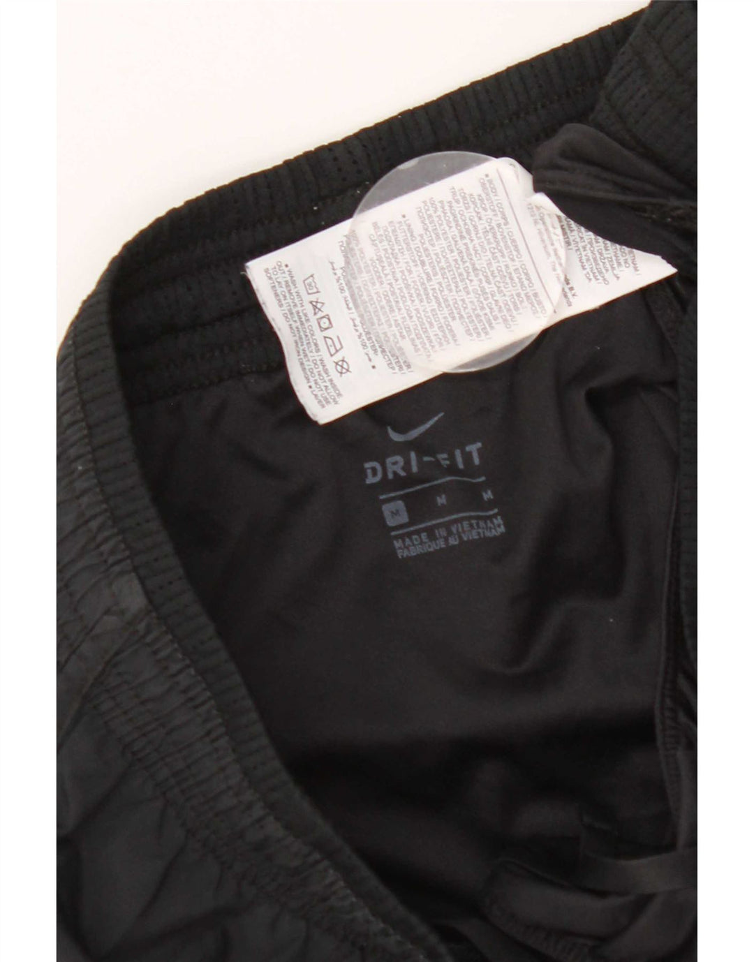 Γυναικείο αθλητικό σορτς Nike με γραφικό Dri Fit UK 14 μεσαίο μαύρο πολυεστέρα