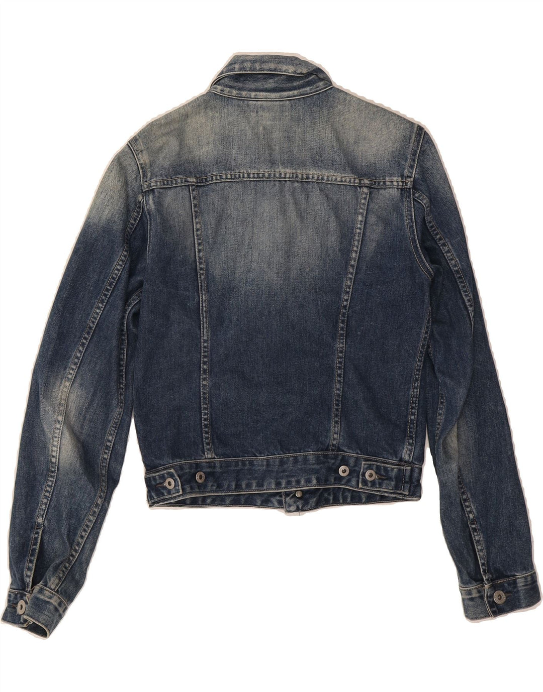 DIESEL Womens Denim Jacket UK 10 Small Blue Vintage Diesel and Second-Hand Diesel from Messina Hembry 