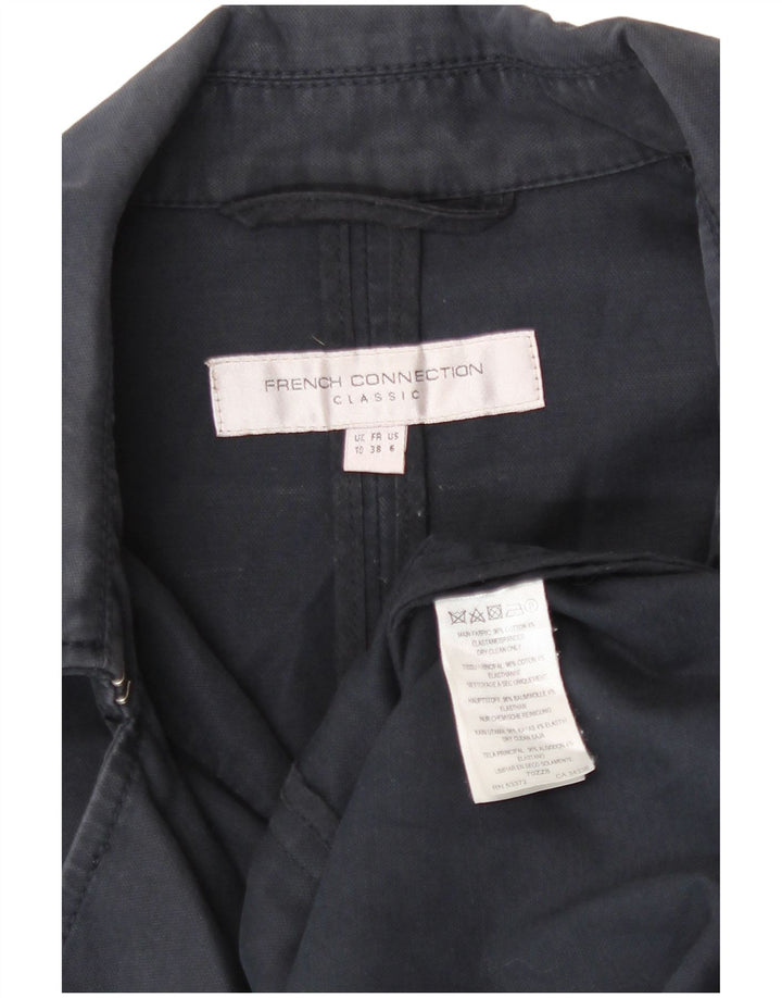 Γυναικεία καμπαρντίνα French Connection UK 10 Small Navy Blue Cotton