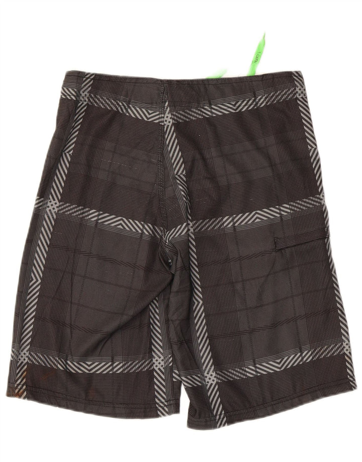 Γυναικείο σορτς κολύμβησης HURLEY UK 12 Medium Grey Check Polyester