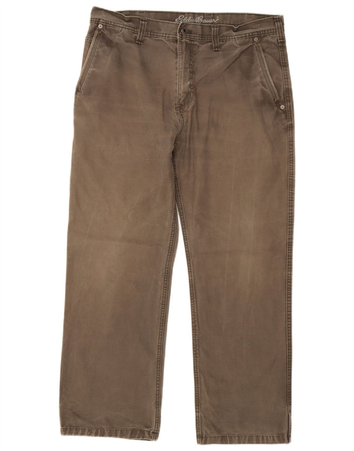 Eddie Bauer Ανδρικό ίσιο παντελόνι Cargo W36 L30 Γκρι βαμβακερό
