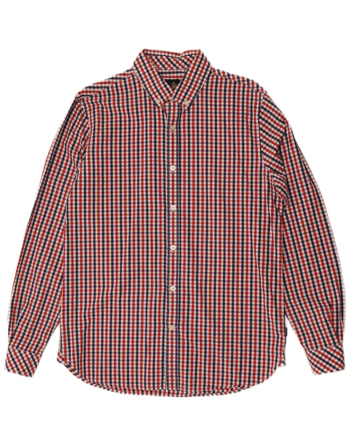 Ανδρικό πουκάμισο Musto, μεσαίο πολύχρωμο Gingham
