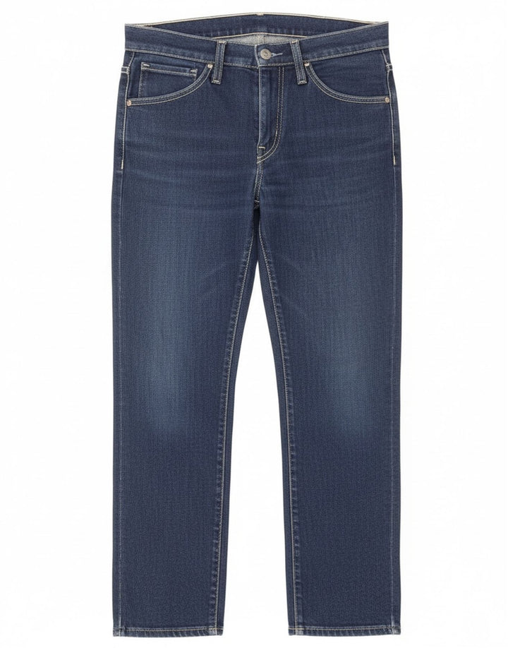 Γυναικείο τζιν Levi's Straight W29 L28 Navy Blue Cotton