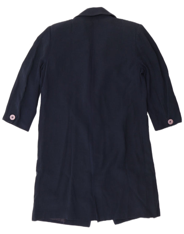 LUISA SPAGNOLI Γυναικείο μπλέιζερ με 3 κουμπιά μπουφάν UK 14 Medium Navy Blue