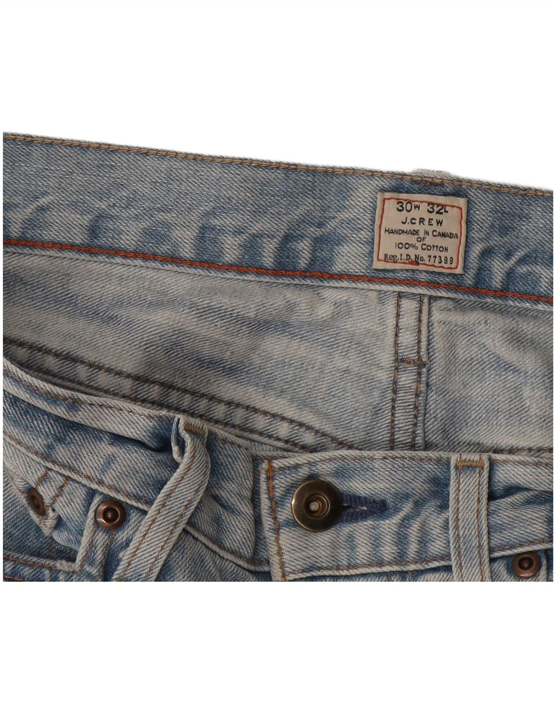 J. Crew Ανδρικό τζιν ίσιο W30 L32 Μπλε βαμβακερό
