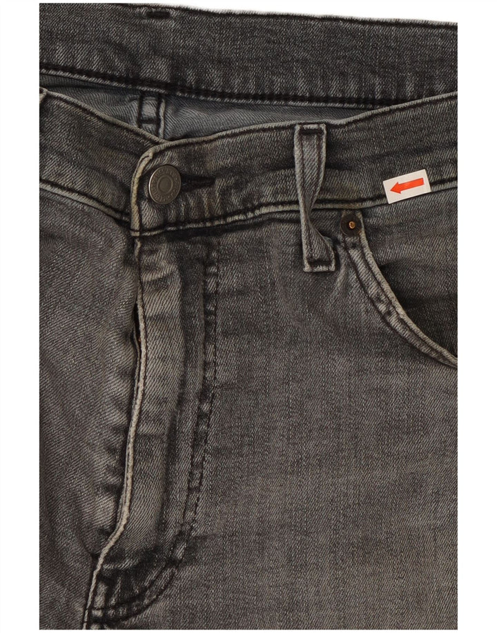Ανδρικό τζιν ίσιο Levi's W34 L32 Γκρι βαμβακερό