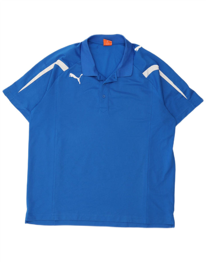 Ανδρικό πουκάμισο Polo Puma 2XL Blue Colourblock Polyester