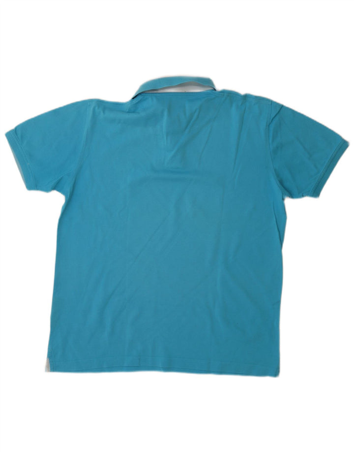 HARMONT & BLAINE Ανδρικό μπλουζάκι πόλο με κανονική εφαρμογή, μεγάλο μπλε βαμβακερό