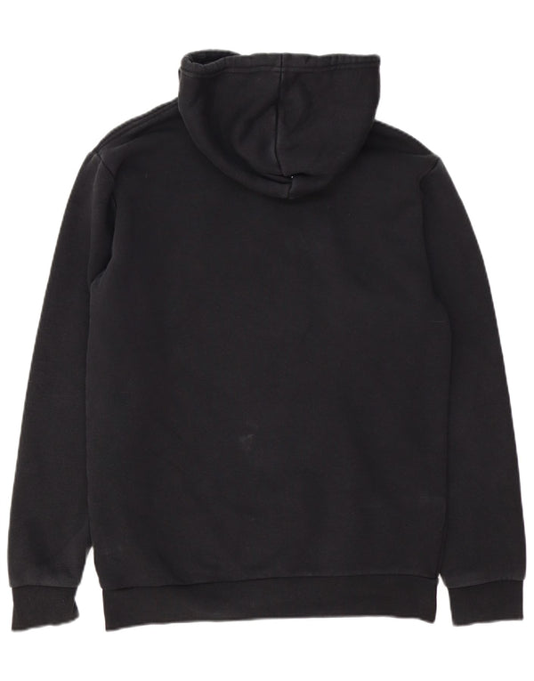 Ανδρικό κουκούλα Adidas, μικρό μαύρο βαμβακερό