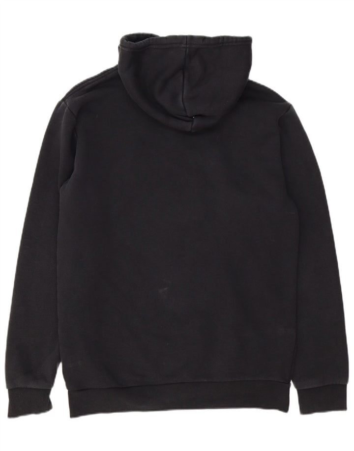 Ανδρικό κουκούλα Adidas, μικρό μαύρο βαμβακερό