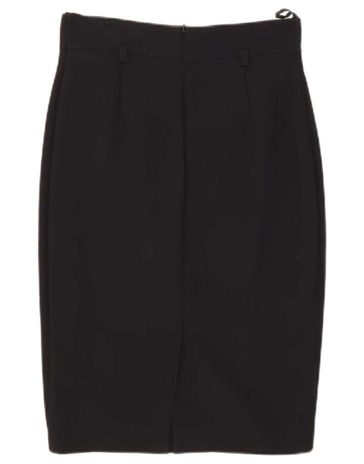 Luisa Spagnoli Γυναικεία Pencil Φούστα IT 42 Medium W28 Black Acetate