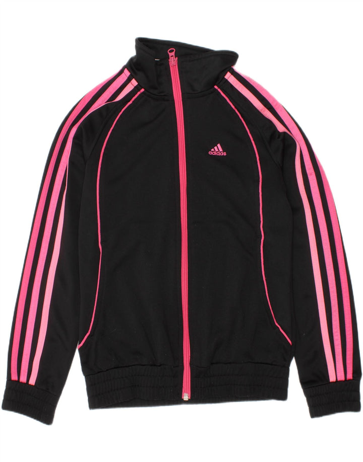 Κορίτσια αθλητική φόρμα Adidas Top Jacket 9-10 Years Black Polyester