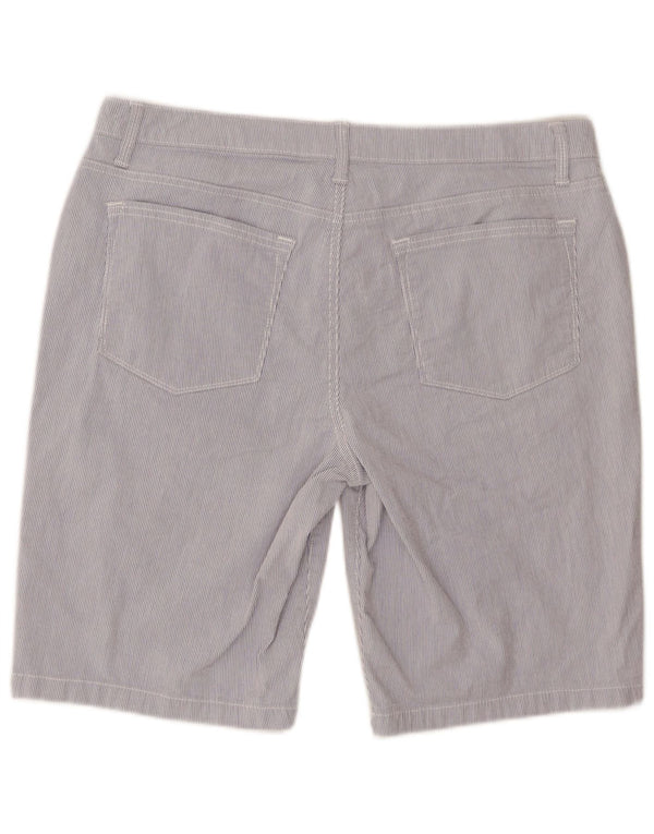 Lee Womens Riders Σορτς Βερμούδα μεσαίου ύψους US 16 2XL W36 Blue Pinstripe