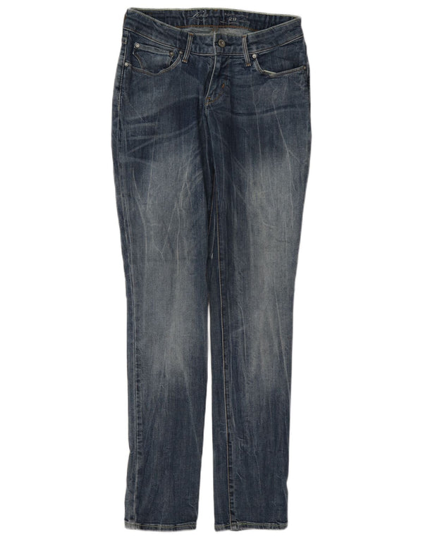Levi's Womens Bold Curve Super Low Skinny Jeans W29 L34 Μπλε βαμβακερό