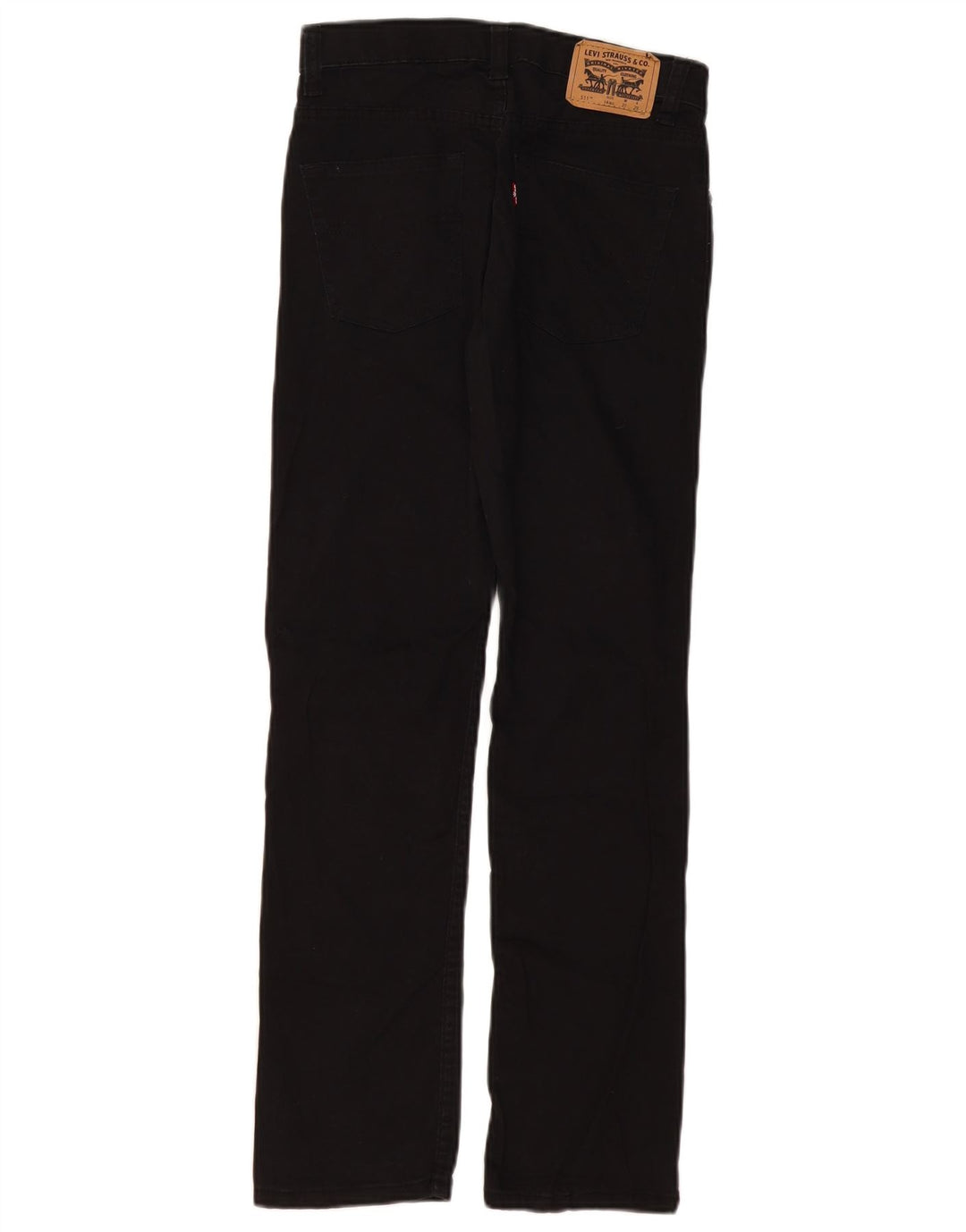 LEVI'S Boys 511 Slim Jeans 13-14 ετών W27 L29 Μαύρο βαμβακερό