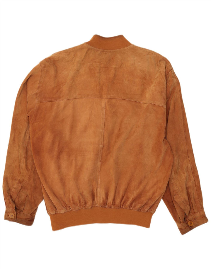 Pielini Ανδρικό Suede Bomber Jacket IT 56 3XL Beige