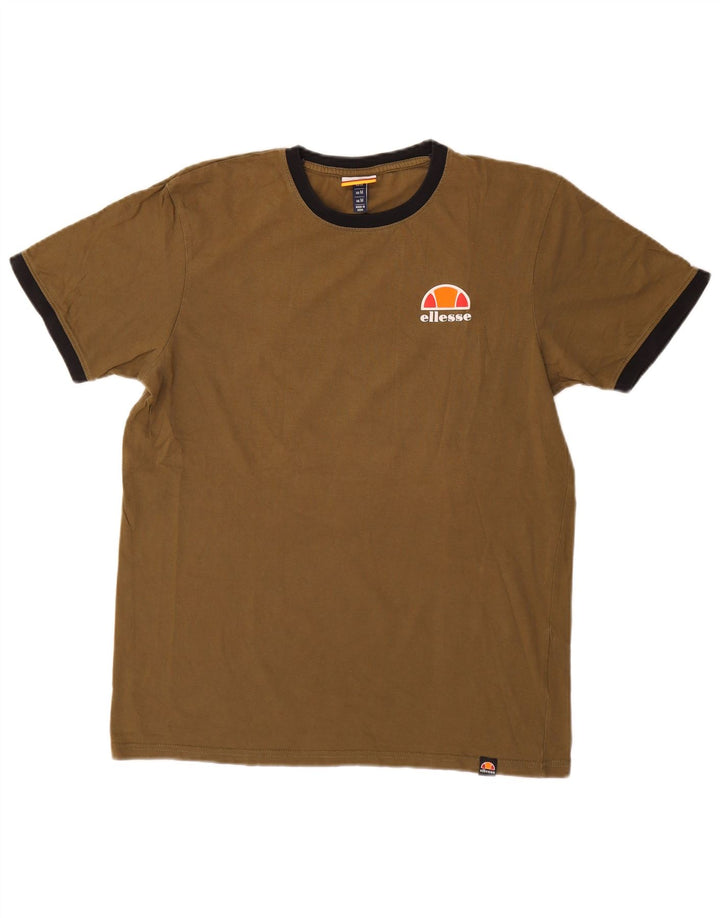 Ανδρικό T-Shirt ELLESSE Top Medium Khaki