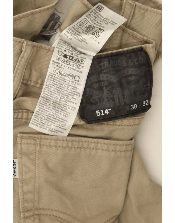 Levi's Mens 514 Straight Casual Παντελόνι W30 L32 Beige