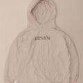 LEVI'S Mens Oversized Graphic Hoodie Jumper Small White Cotton Vintage Levi's and Second-Hand Levi's from Messina Hembry 