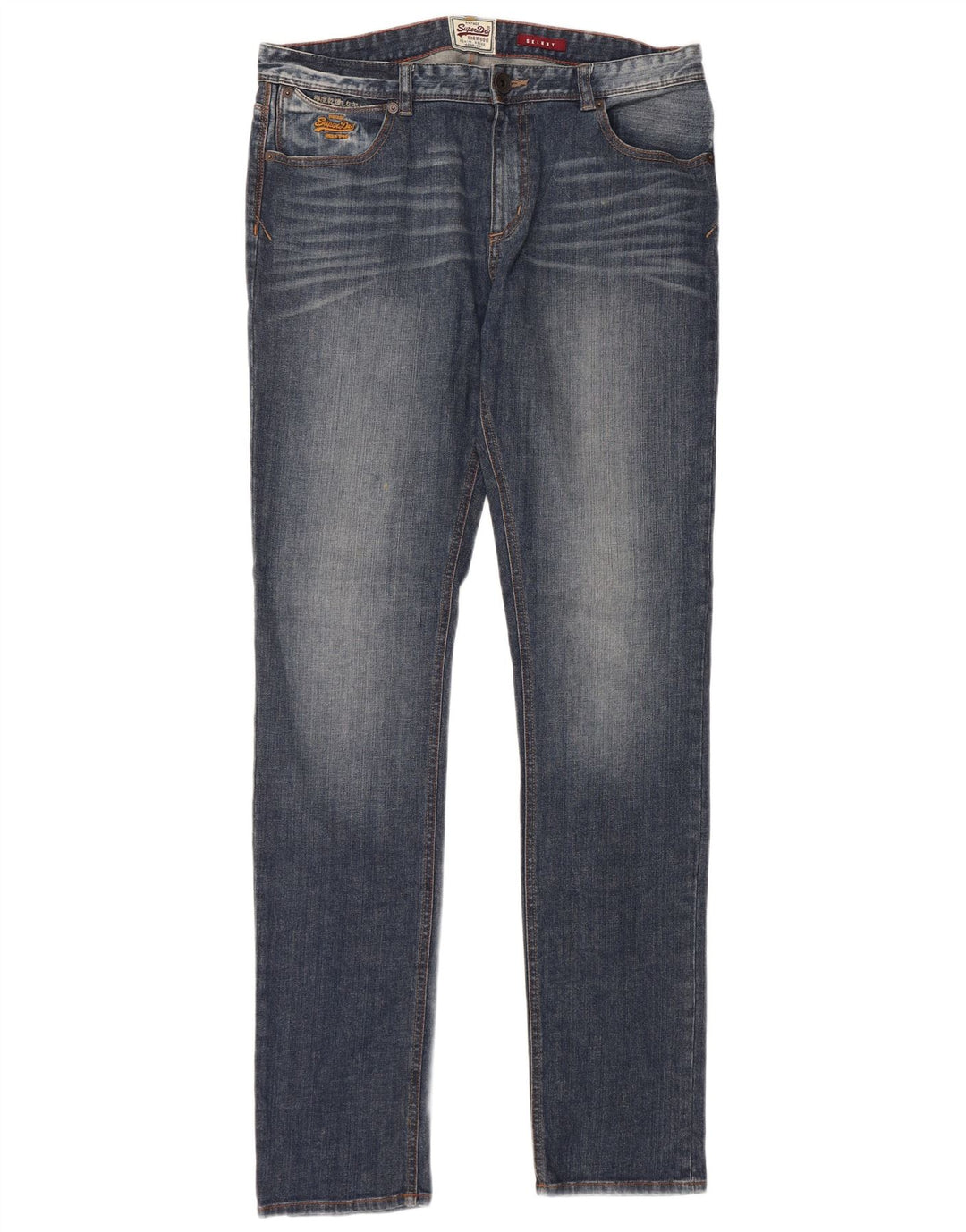 Ανδρικό Skinny Jeans SUPERDRY W36 L34 Μπλε βαμβακερό