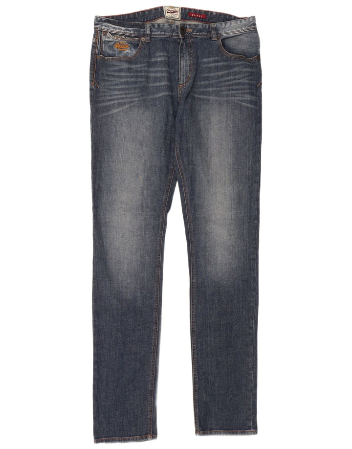 Ανδρικό Skinny Jeans SUPERDRY W36 L34 Μπλε βαμβακερό