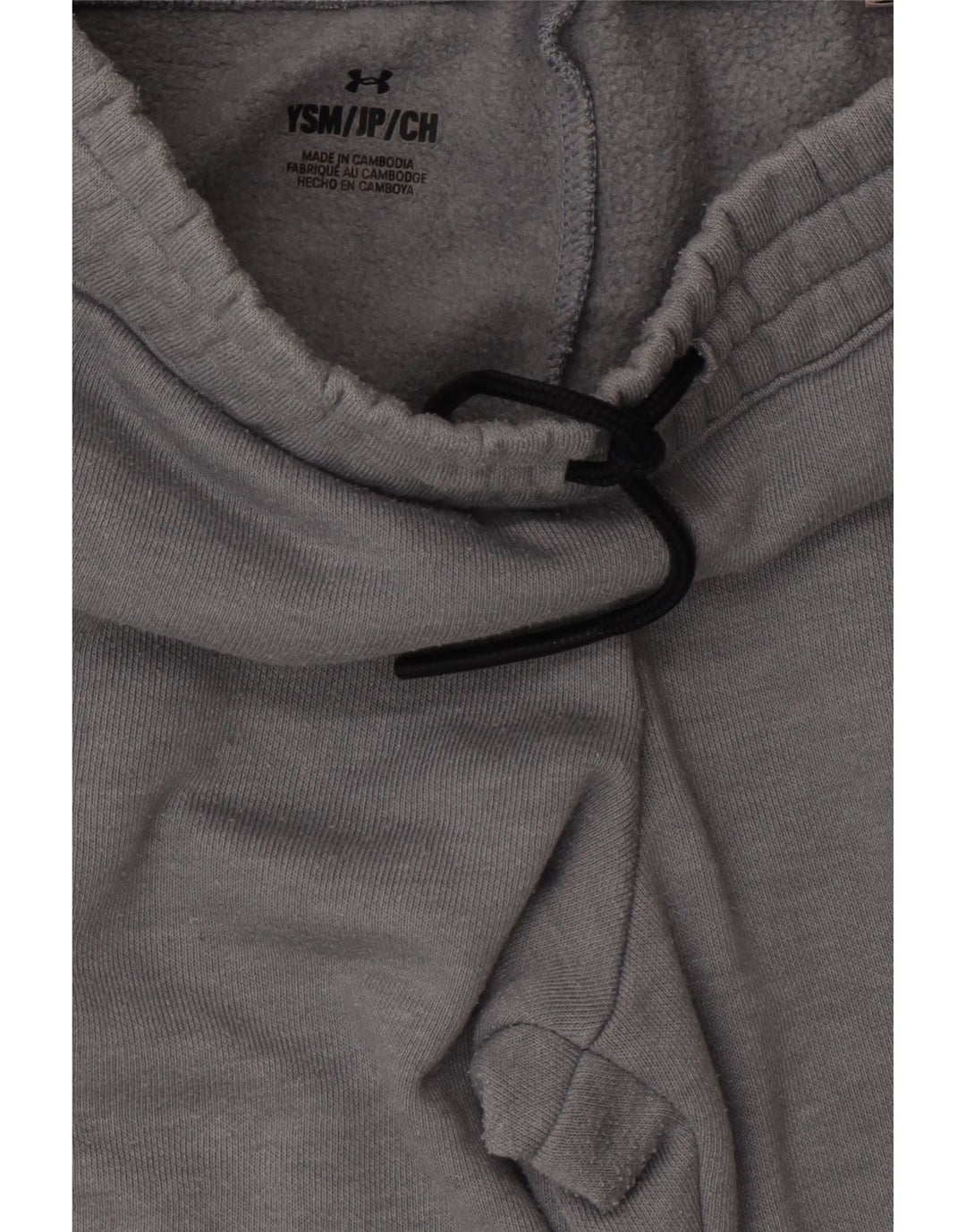 UNDER ARMOR Girls Graphic αθλητική φόρμα παντελόνι Joggers 7-8 ετών Small Grey