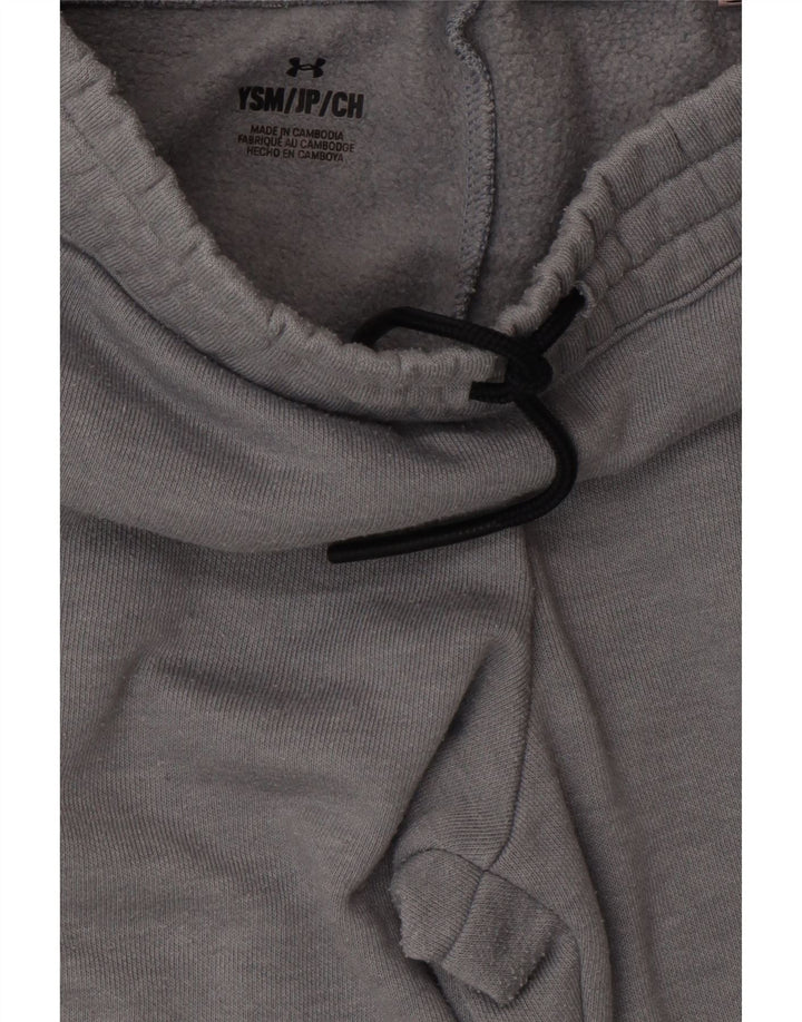 UNDER ARMOR Girls Graphic αθλητική φόρμα παντελόνι Joggers 7-8 ετών Small Grey