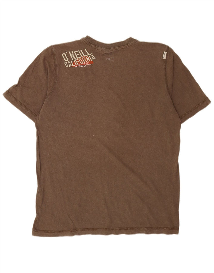 Ανδρικό γραφικό T-Shirt O'Neill Τοπ μεσαίο γκρι βαμβακερό
